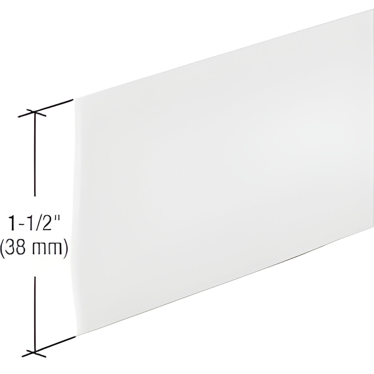 CRL 36" Clear Shower Door Flat Vinyl Sweep