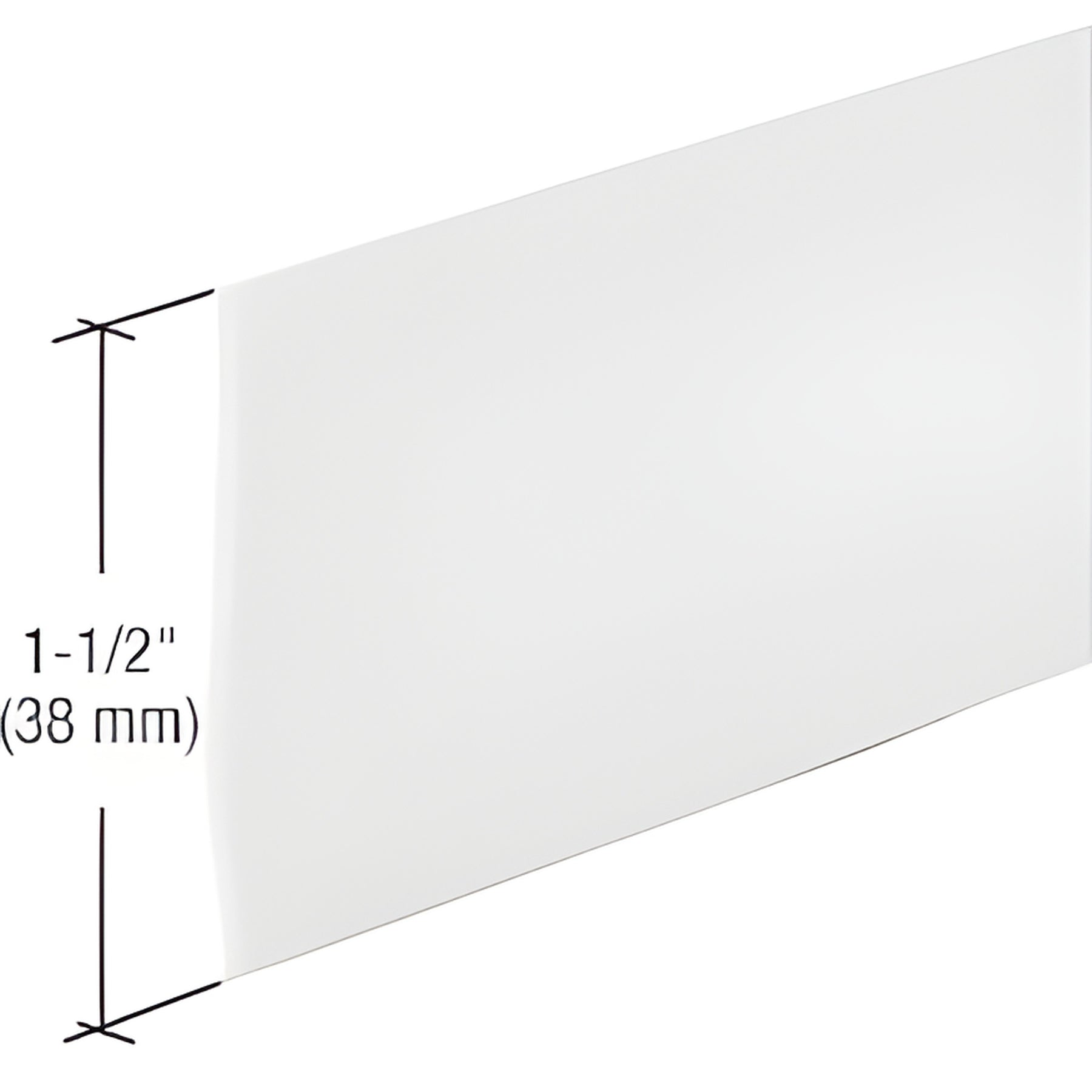 CRL 36" Clear Shower Door Flat Vinyl Sweep