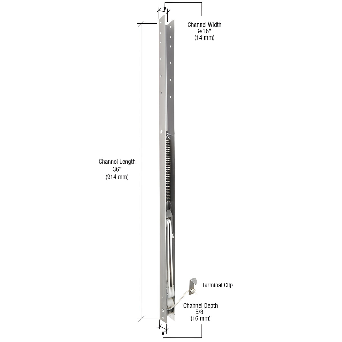 CRL 37" Window Channel Balance - 3620 or 36-2