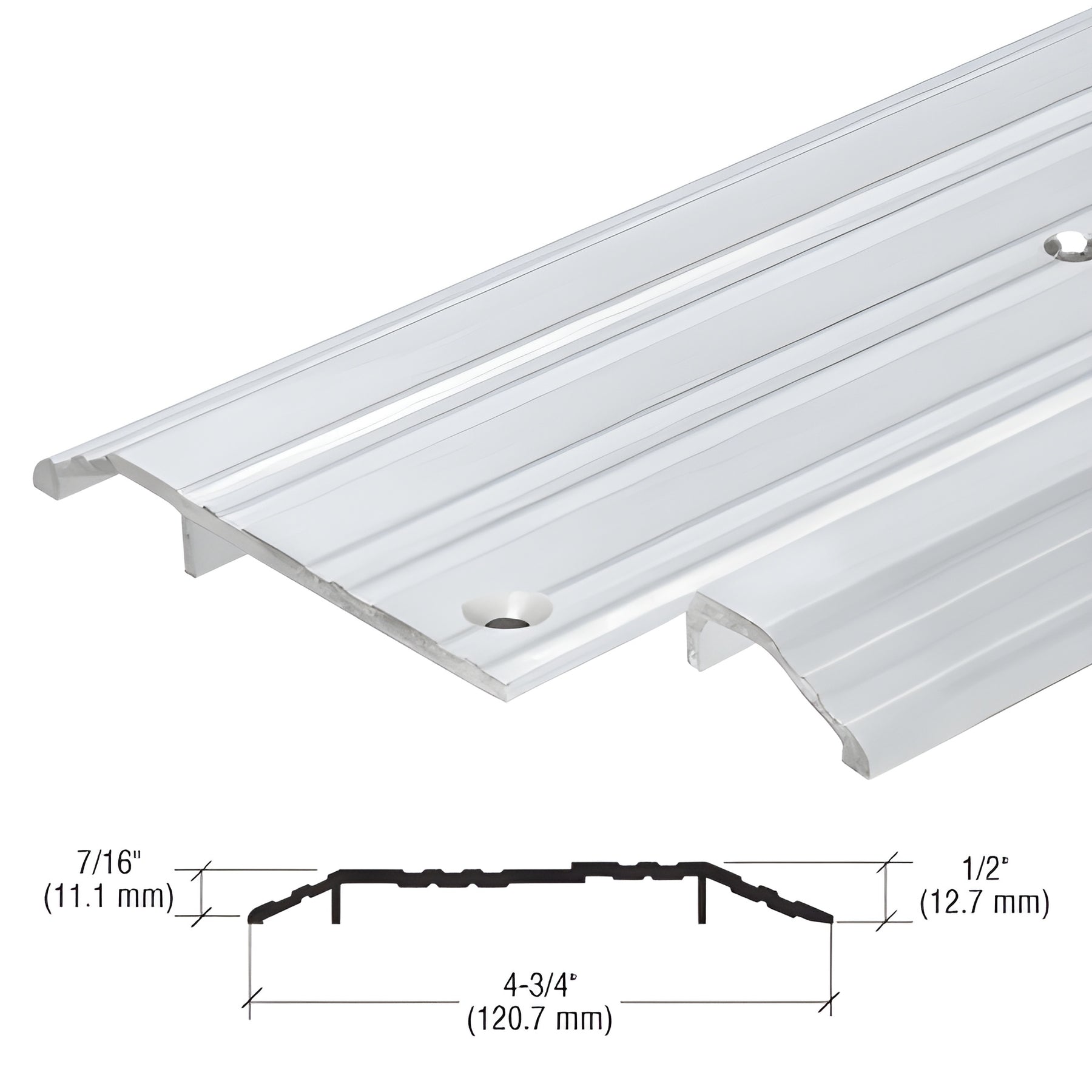 CRL 4-3/4" Double Doors 3 Pt. Lock Fabricated Threshold