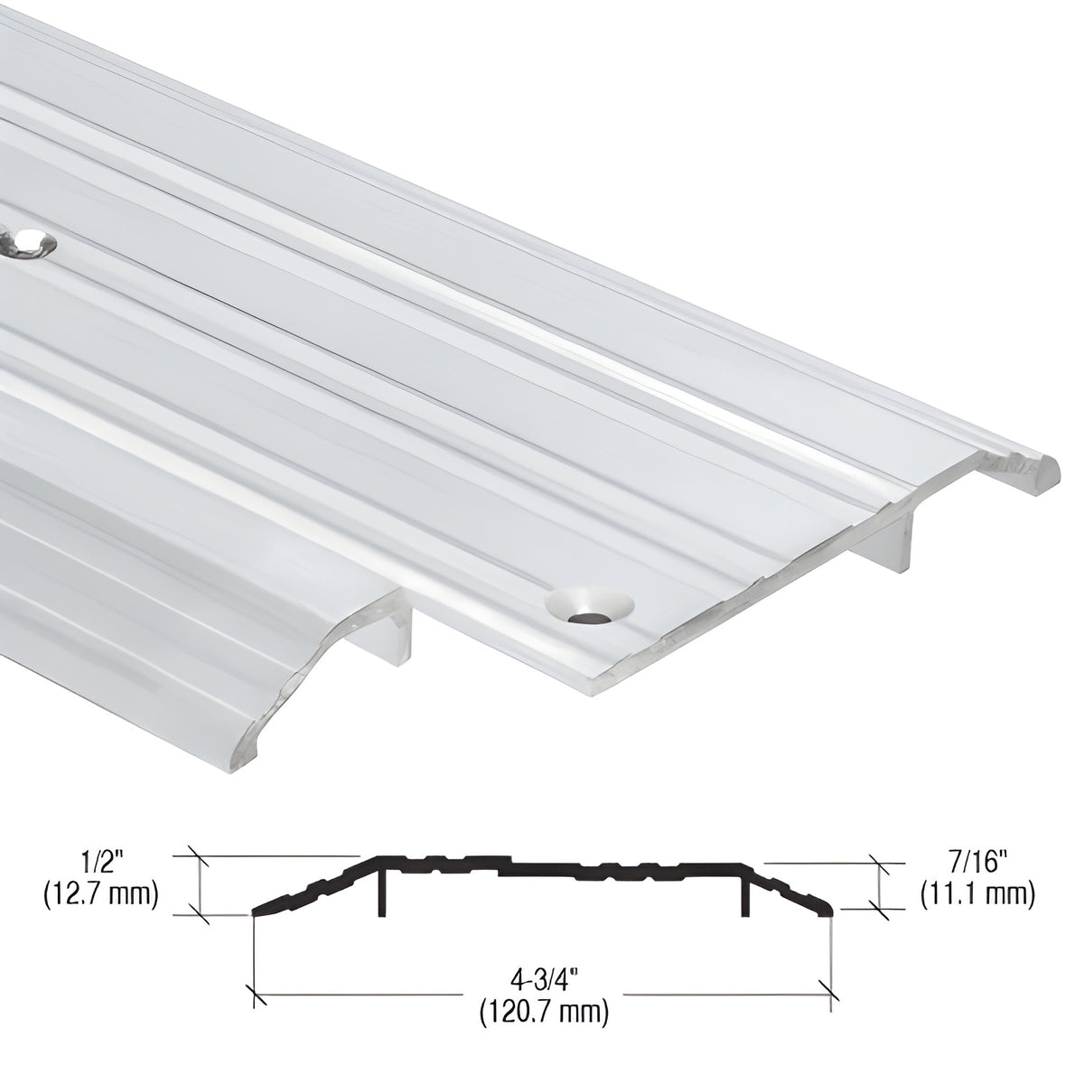 CRL 4-3/4" Single Door Right Hand Fabricated Threshold