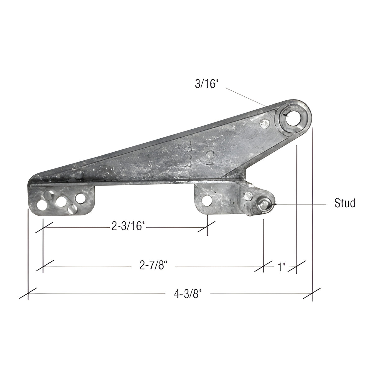 CRL 4-3/8" Awning Window Vent Hinge