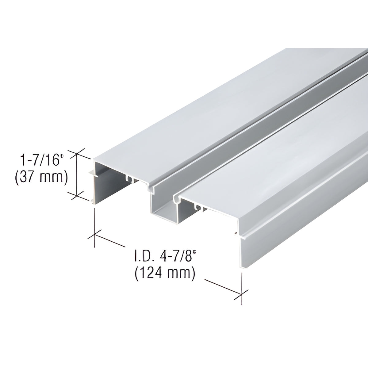 CRL 487 Mill OfficeFront™ Deep Pocket Wall Jamb/Head - 24'-2"