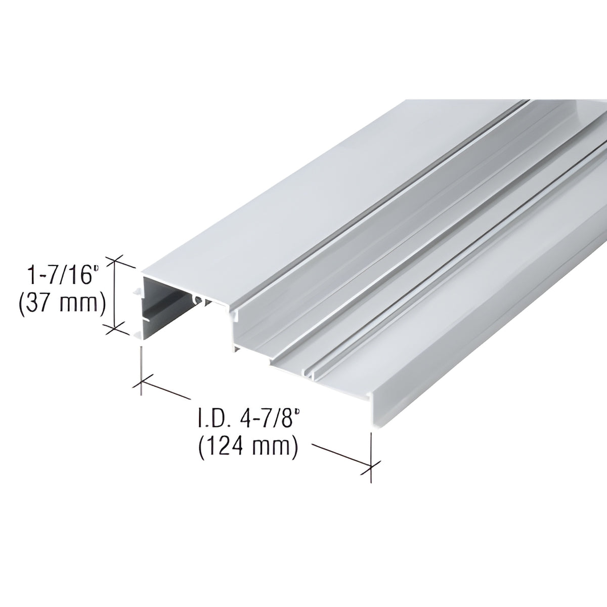 CRL 487 Mill OfficeFront™ Glazing Base - 24'-2"
