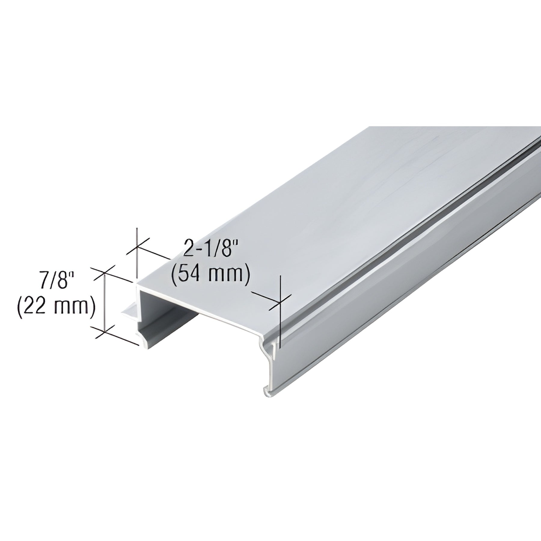 CRL 487 Mill OfficeFront™ Horizontal Mullion Base - 24'-2"