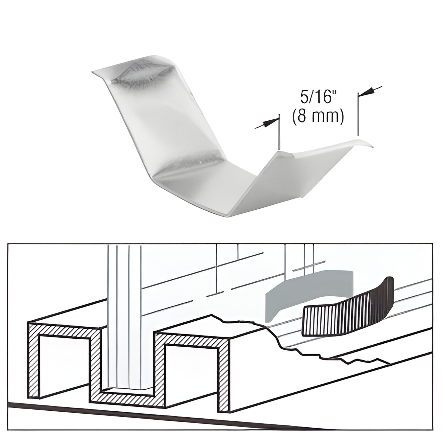 CRL 5/16" Wedgit Glass Centering Springs