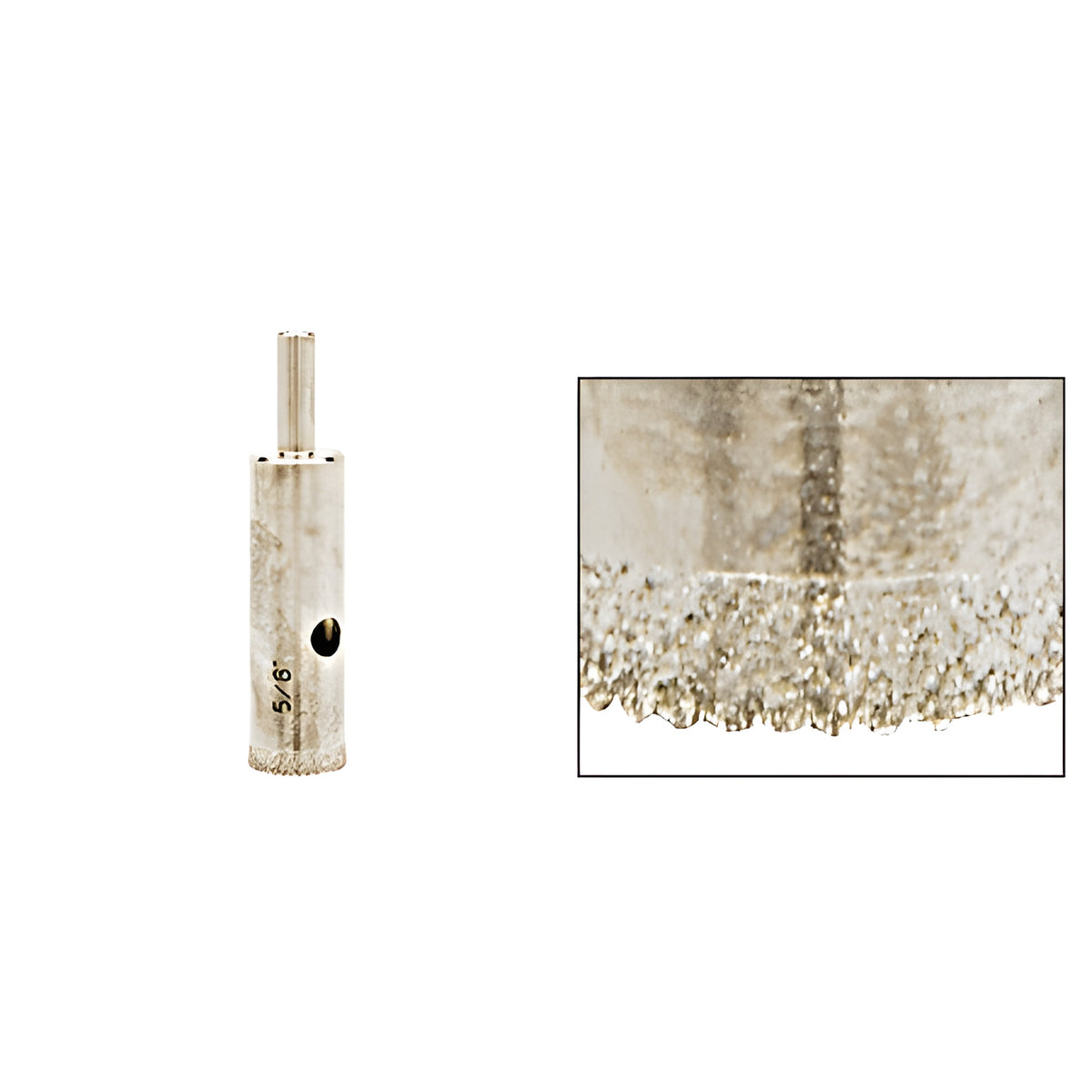 CRL 5/8" Amazing Glazing Plated Diamond Drill