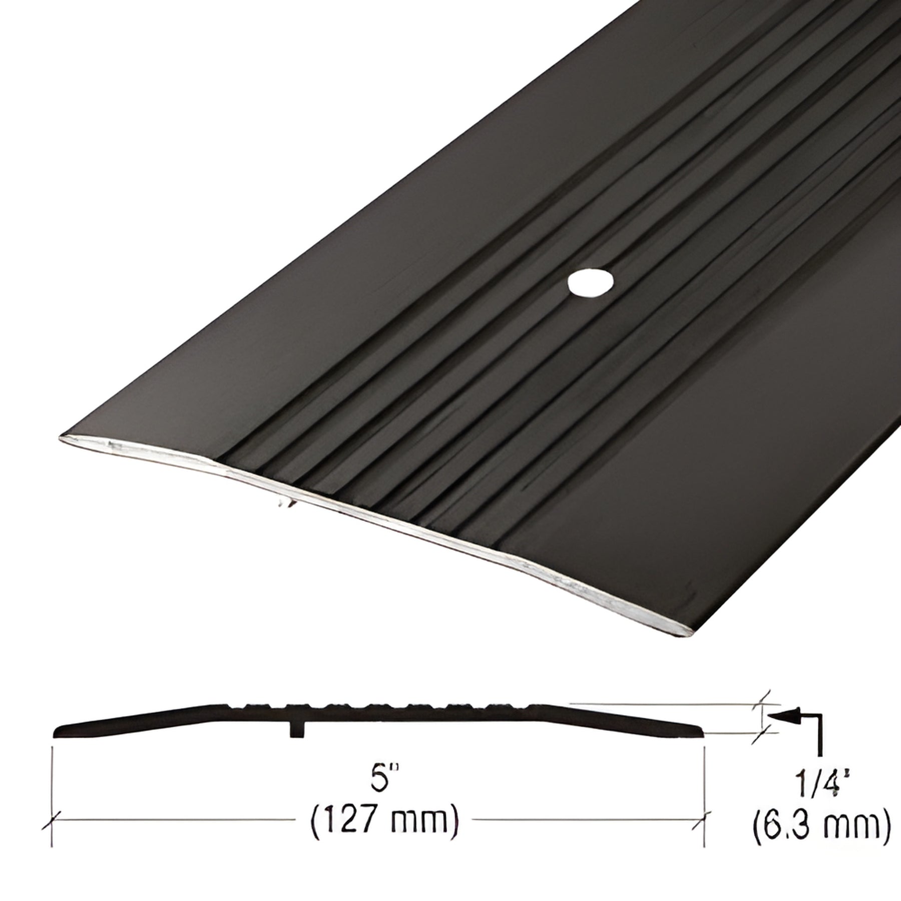 CRL 5" Bronze Commercial Saddle Threshold - 36-1/2" Length