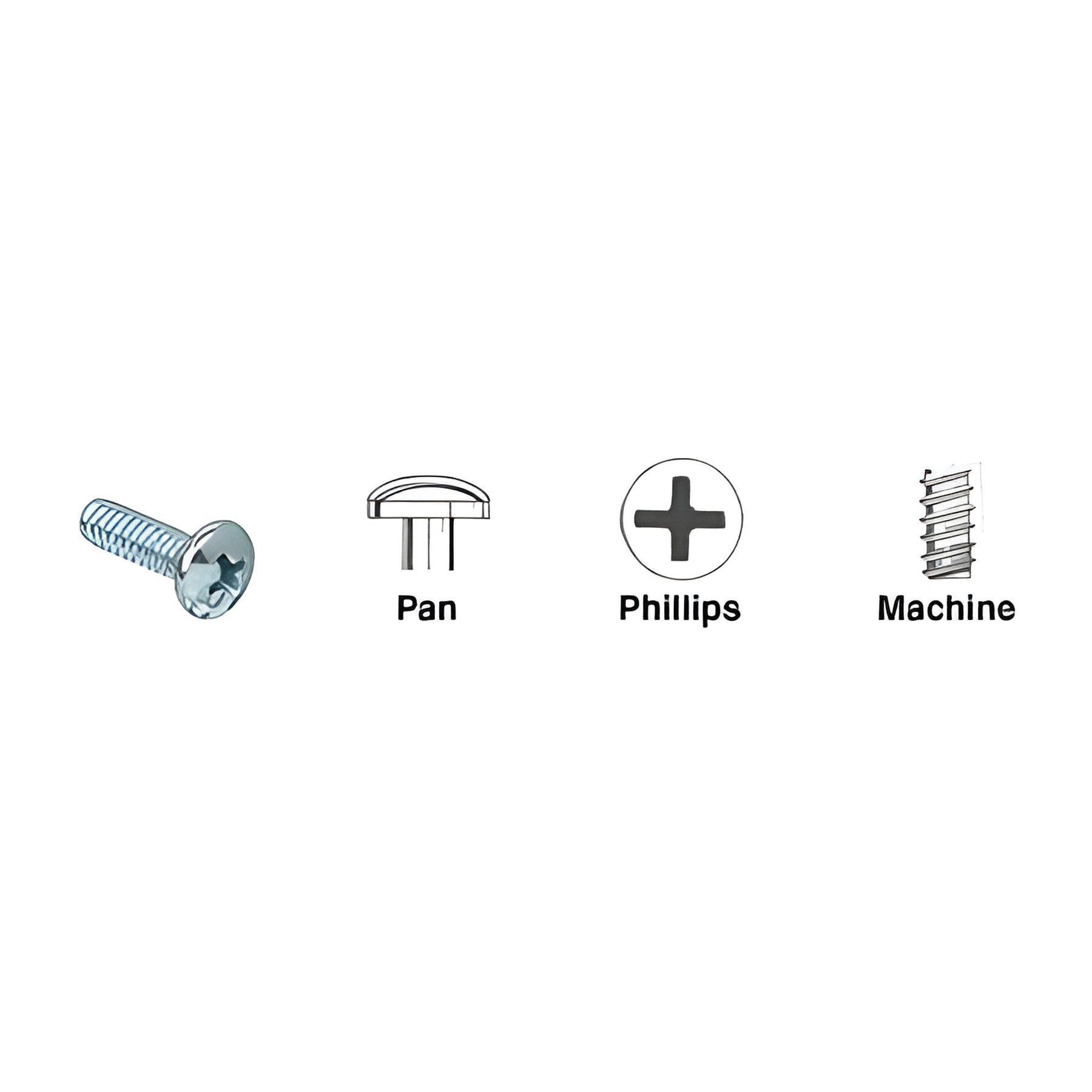 CRL 6-32 x 1-1/2" Pan Head Phillips Machine Screws