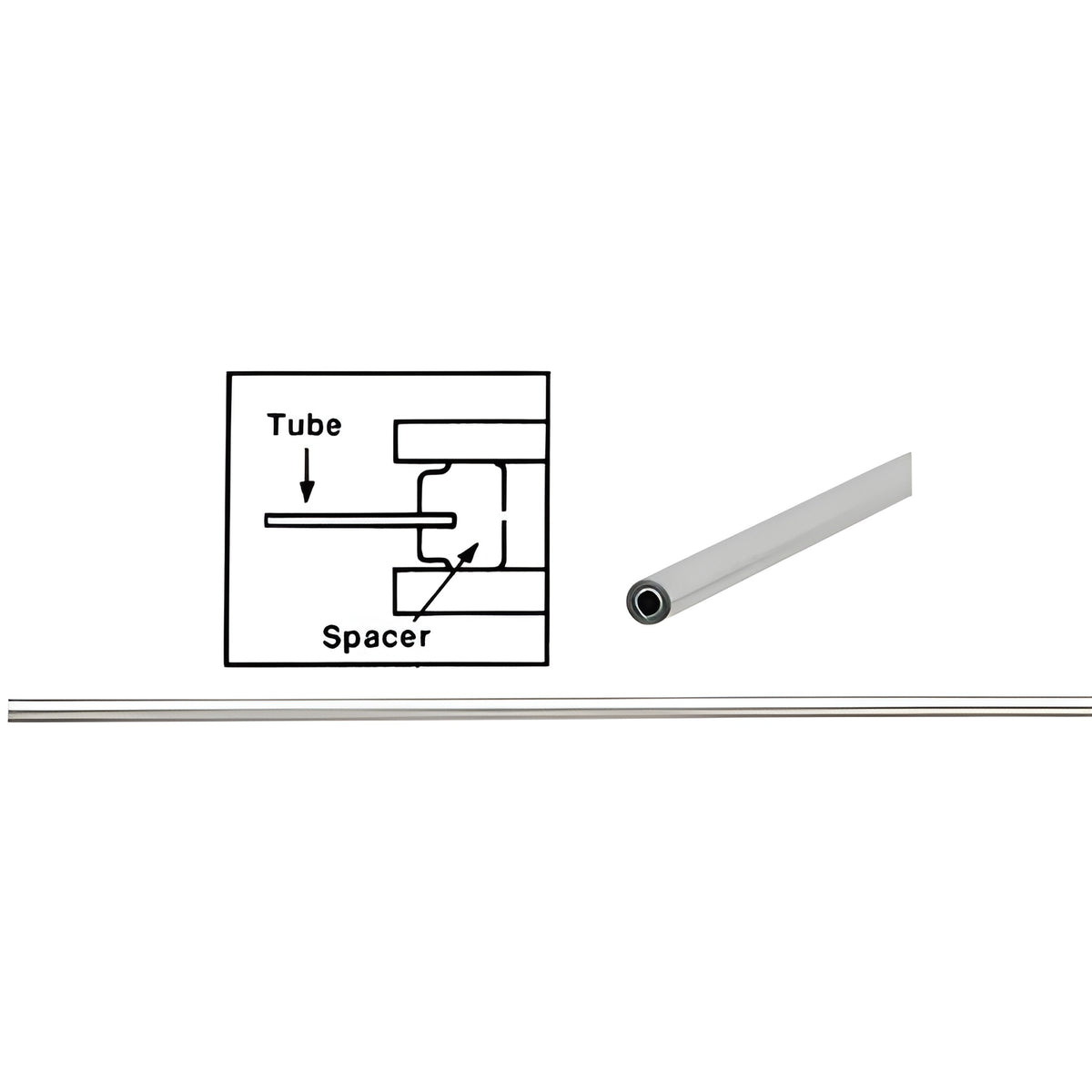 CRL 6" Aluminum Breather Tubes for Insulating Glass Units