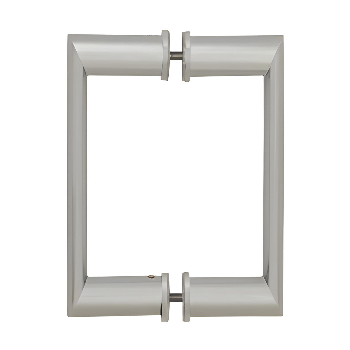 CRL 6" Brushed Nickel Back-to-Back Oval/Round Pull Handle
