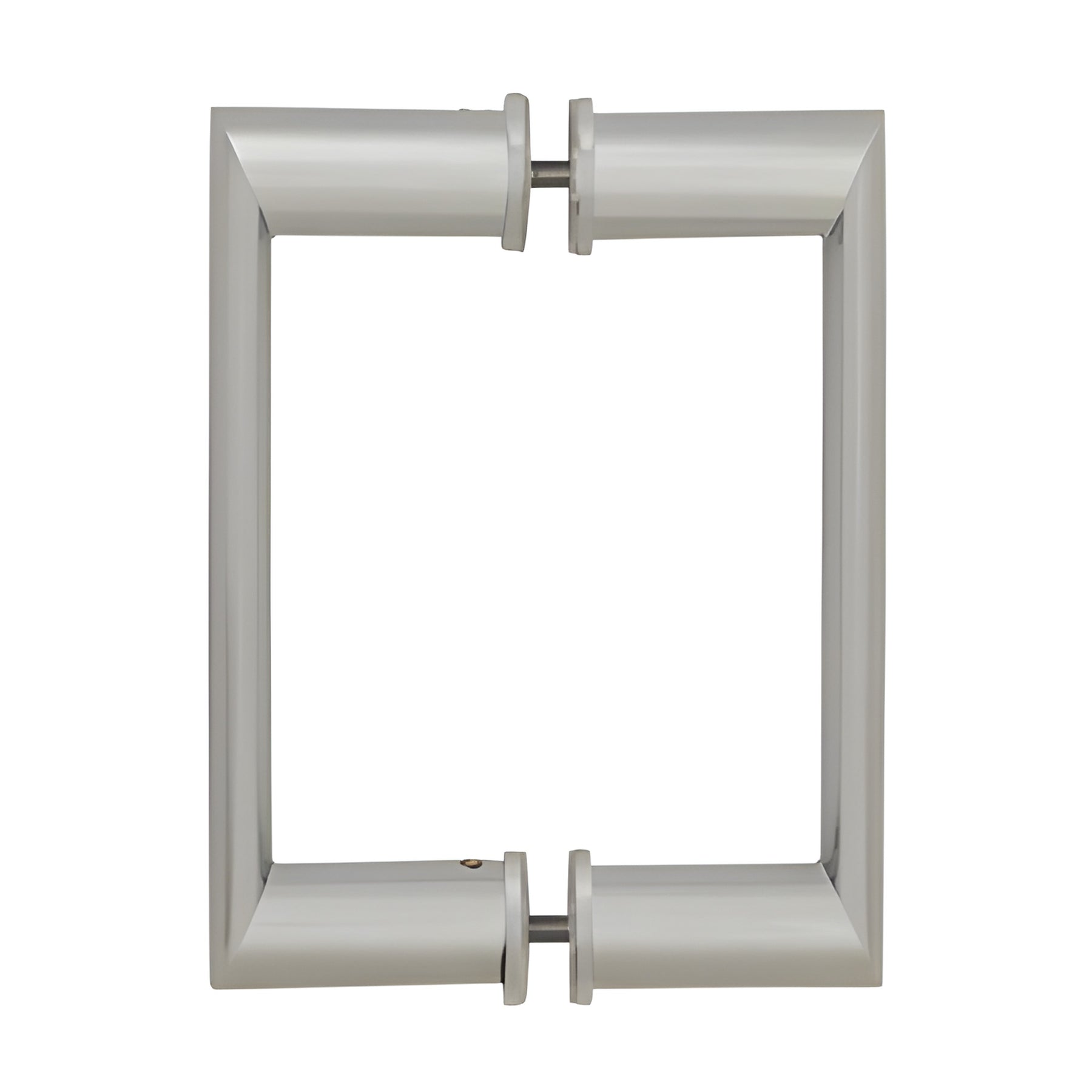 CRL 6" Brushed Nickel Back-to-Back Oval/Round Pull Handle