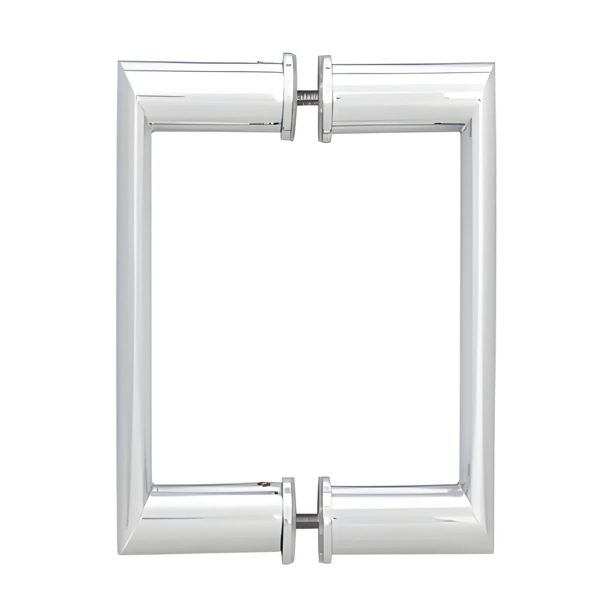 CRL 6" Chrome Back-to-Back Oval/Round Pull Handle