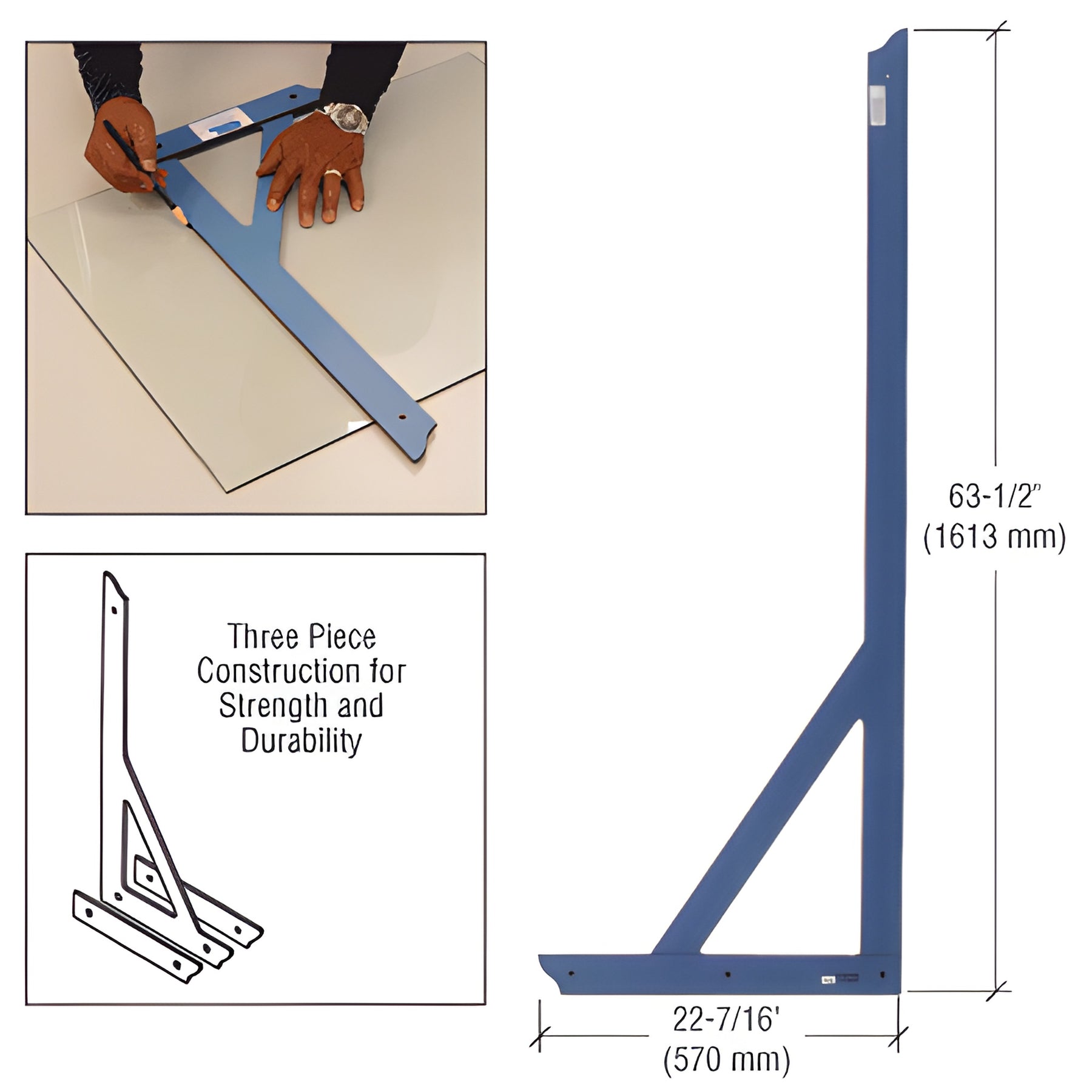 CRL 63-1/2" Phenolic L-Square
