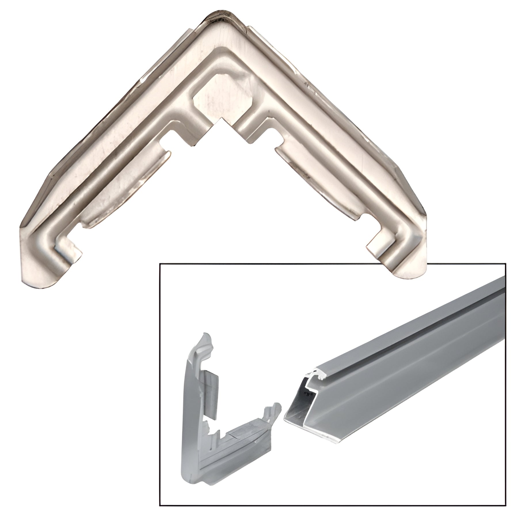 CRL 7/16" Aluminum Corner For WSFL and WSFS Series Screen Frames