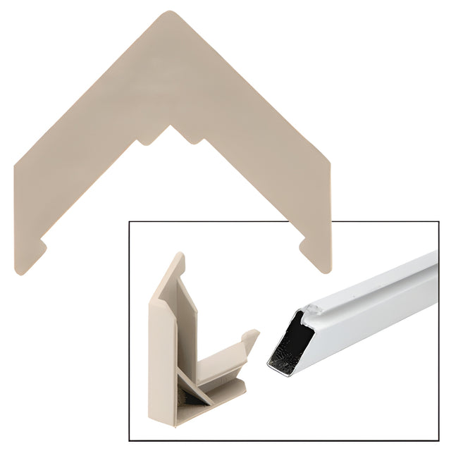 CRL 7/16" Plastic Miter Cut Screen Frame Corners
