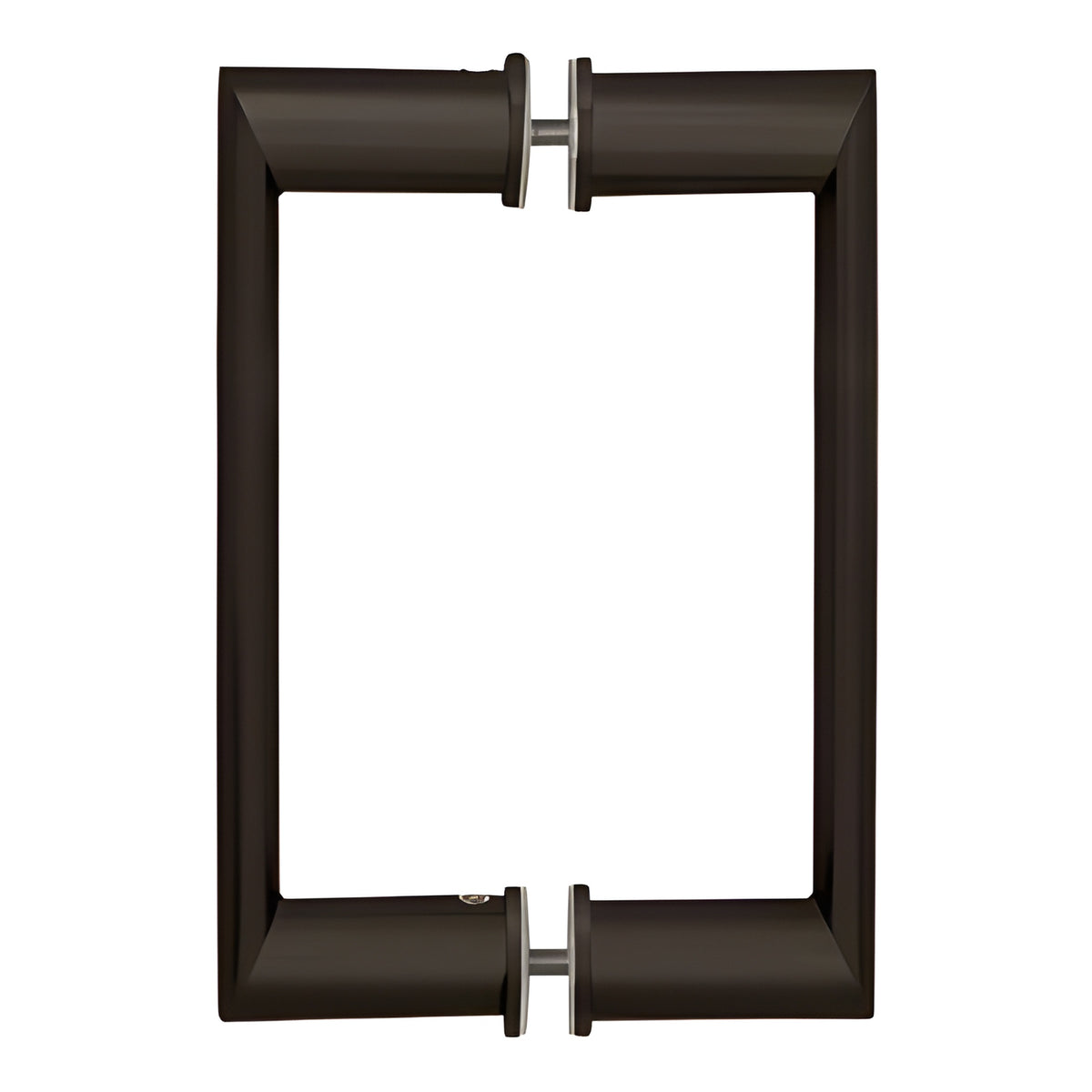 CRL 8" Oil Rubbed Bronze Back-to-Back Oval/Round Pull Handle
