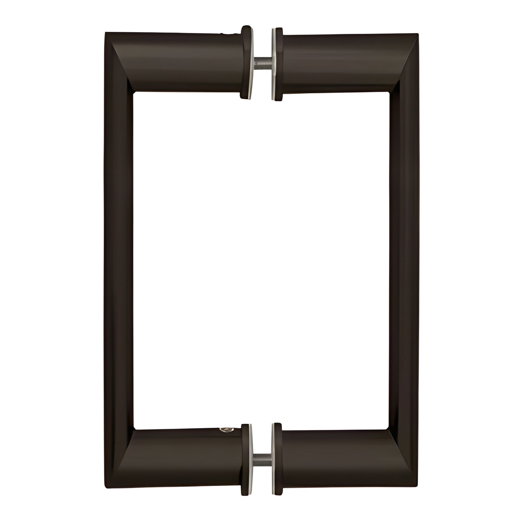 CRL 8" Oil Rubbed Bronze Back-to-Back Oval/Round Pull Handle