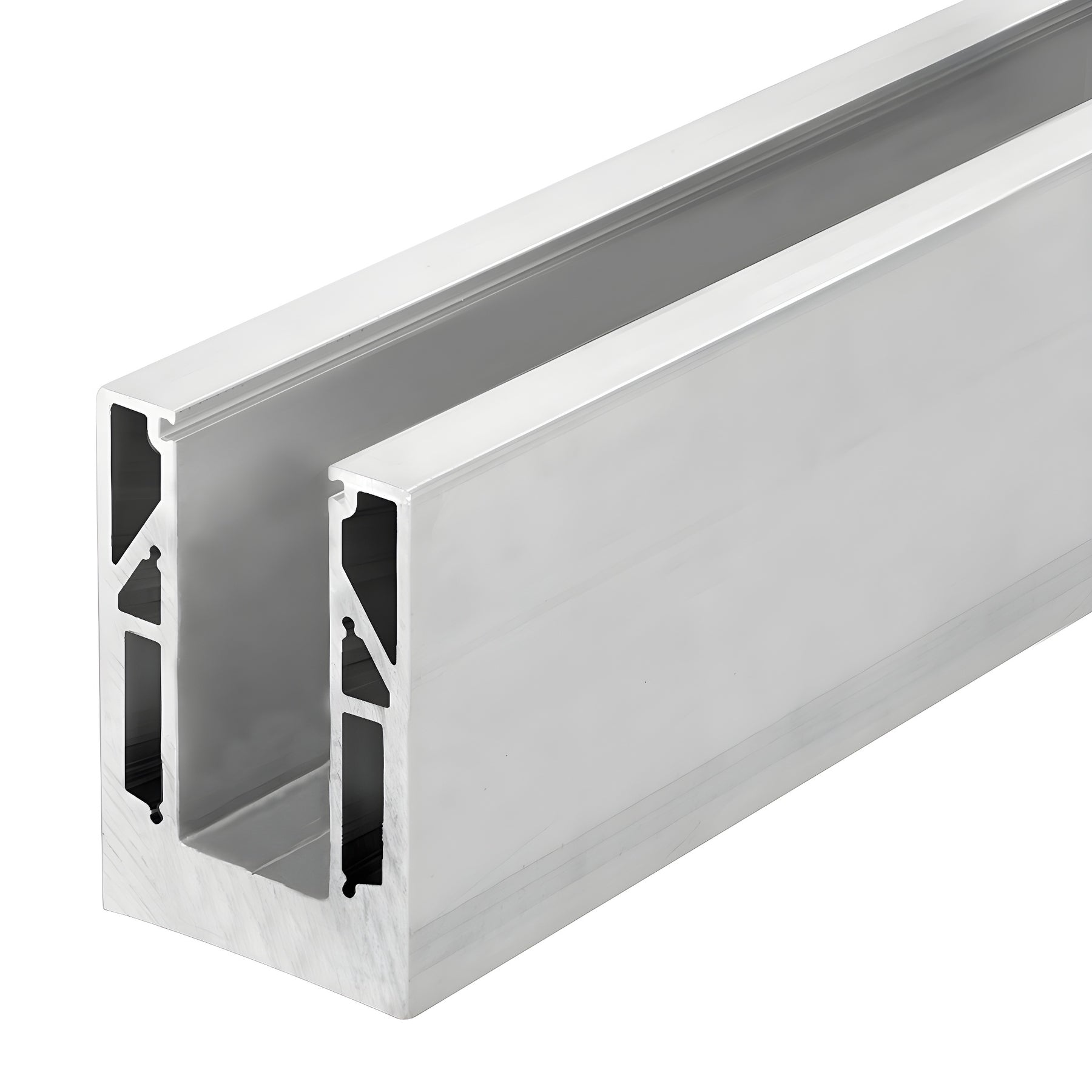 CRL 9BL Series Mill 118-1/8" Square Base Shoe Drilled for 11/16" Glass