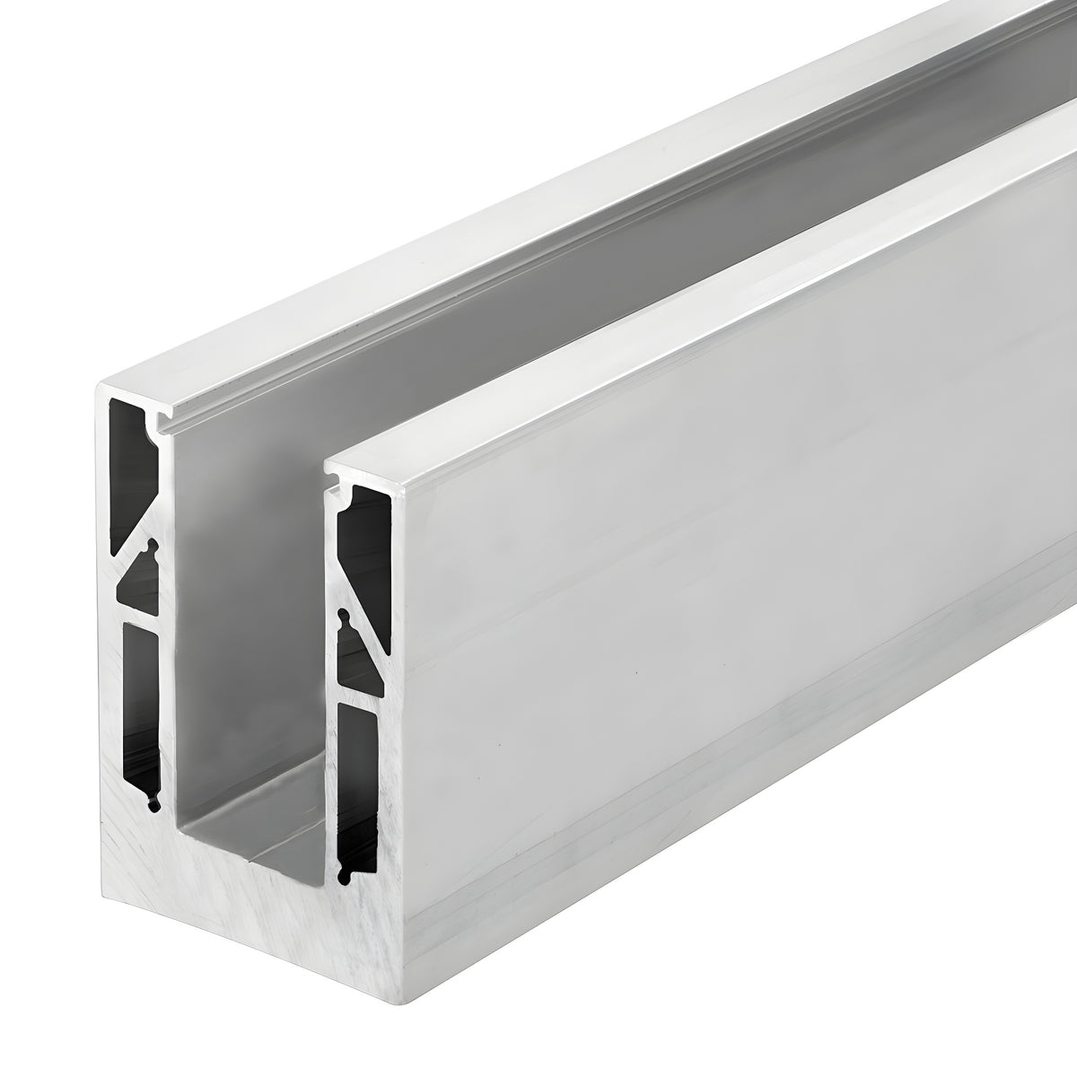 CRL 9BL Series Mill 118-1/8" Square Base Shoe Drilled for 13/16" Glass