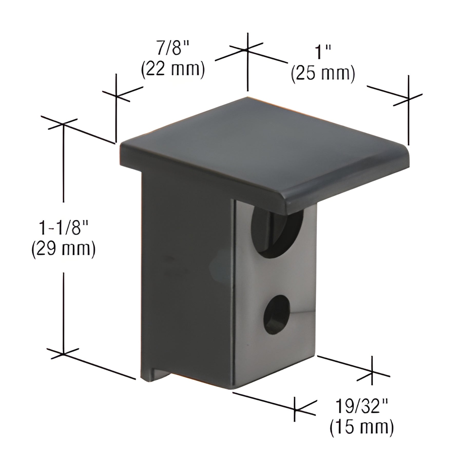 CRL Alenco 1-1/8" Window Sash Cam - Bulk 25/Pk
