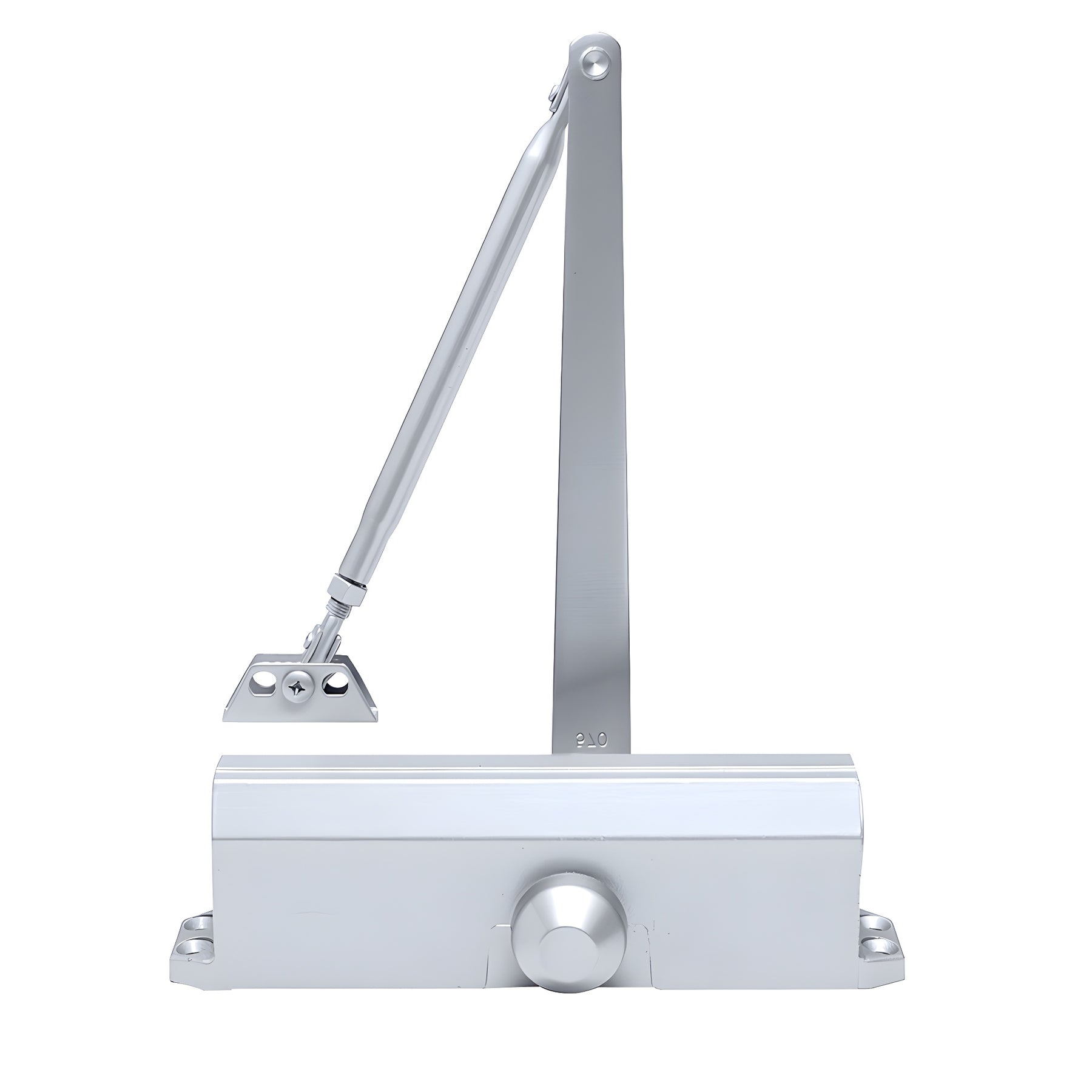 CRL Aluminum Adjustable Spring Power Size 2 to 5 Delayed Action Surface Mount Door Closer