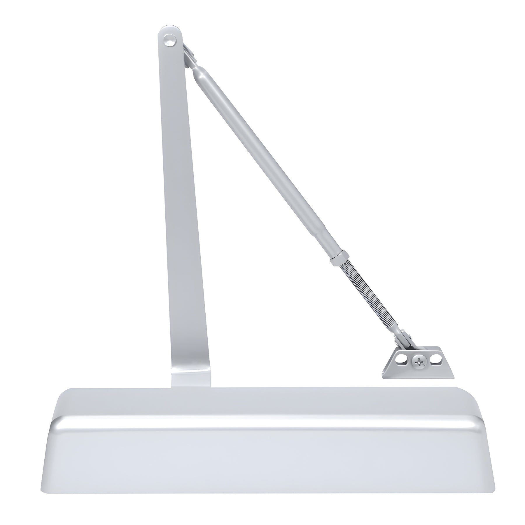CRL Aluminum Adjustable Spring Power Size 1 to 4 Surface Mount Door Closer