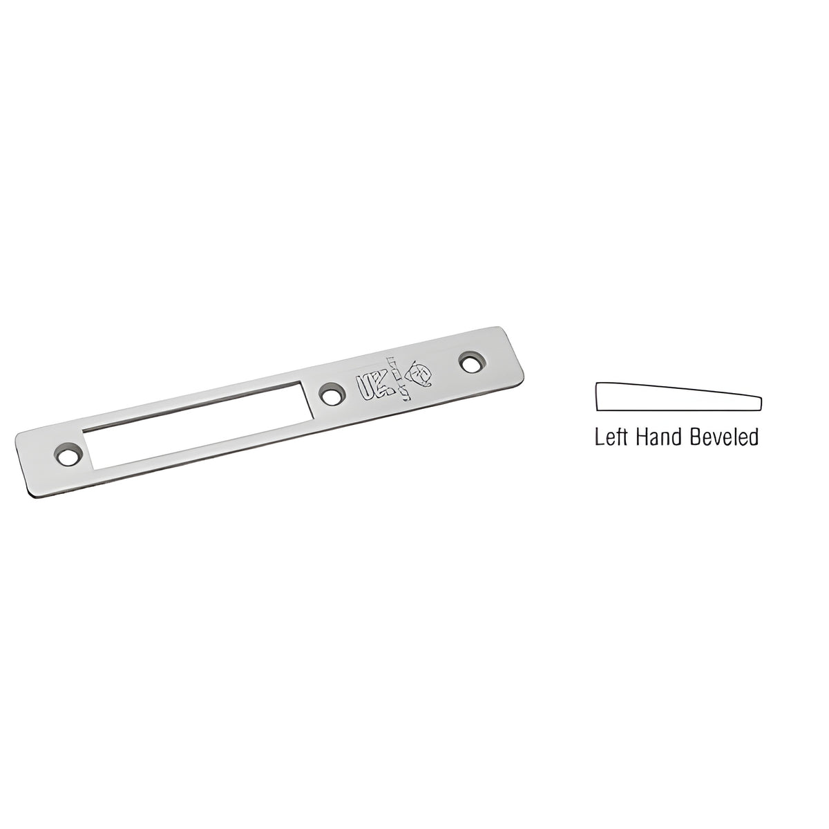 CRL Aluminum Left Hand Beveled Faceplate for MS1853 Series Long Throw Deadlocks
