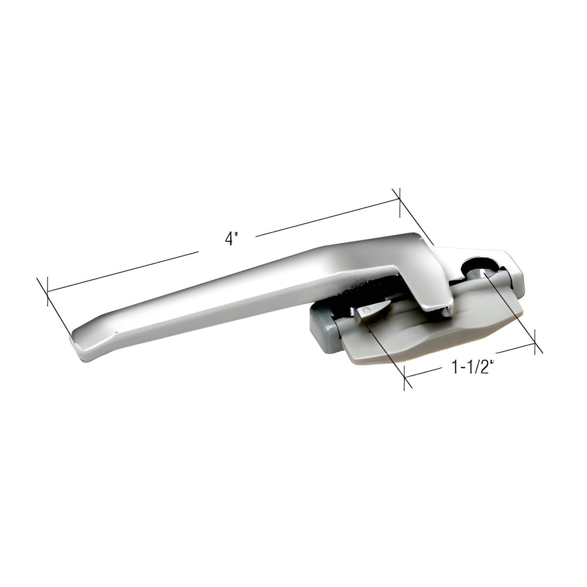 CRL Aluminum Left Hand Cam Handle with 1-1/2" Screw Holes