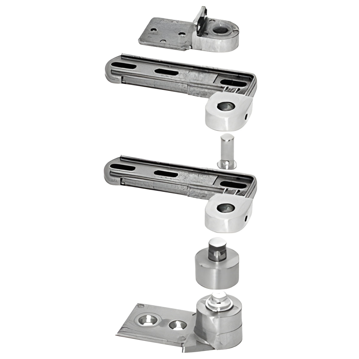 CRL Aluminum Offset Pivot Set for Aluminum Doors