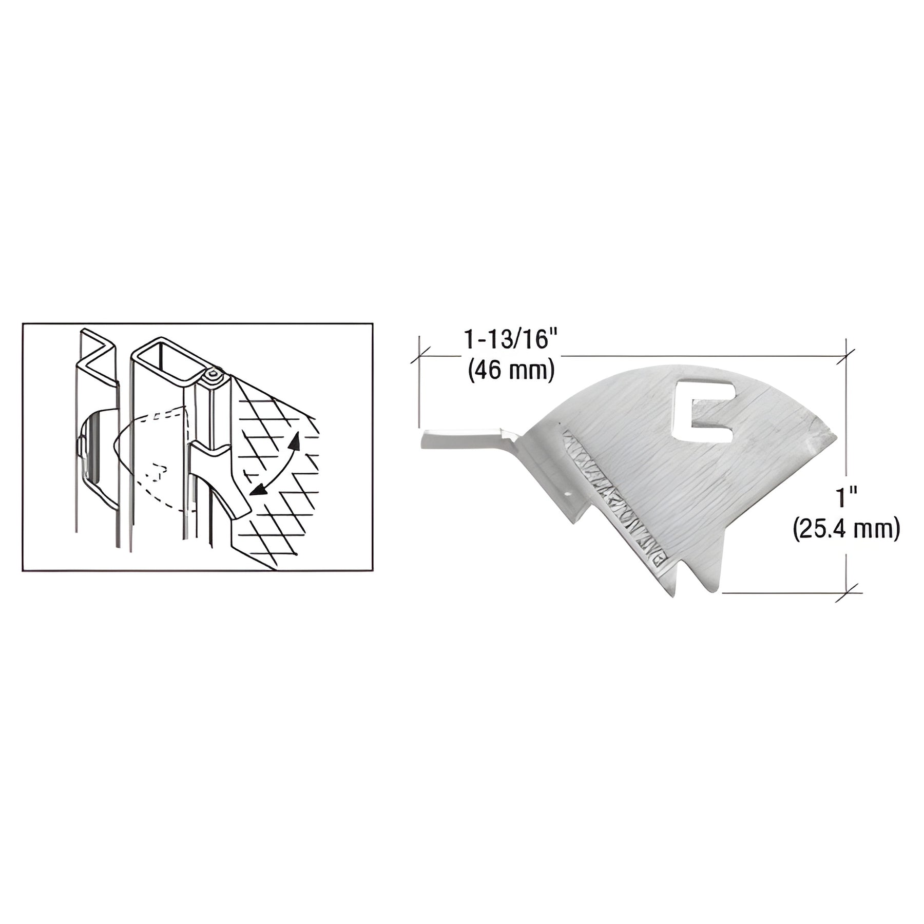 CRL Andersen Knife Latch