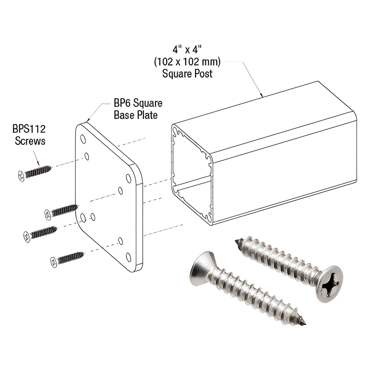 CRL Base Plate Screw