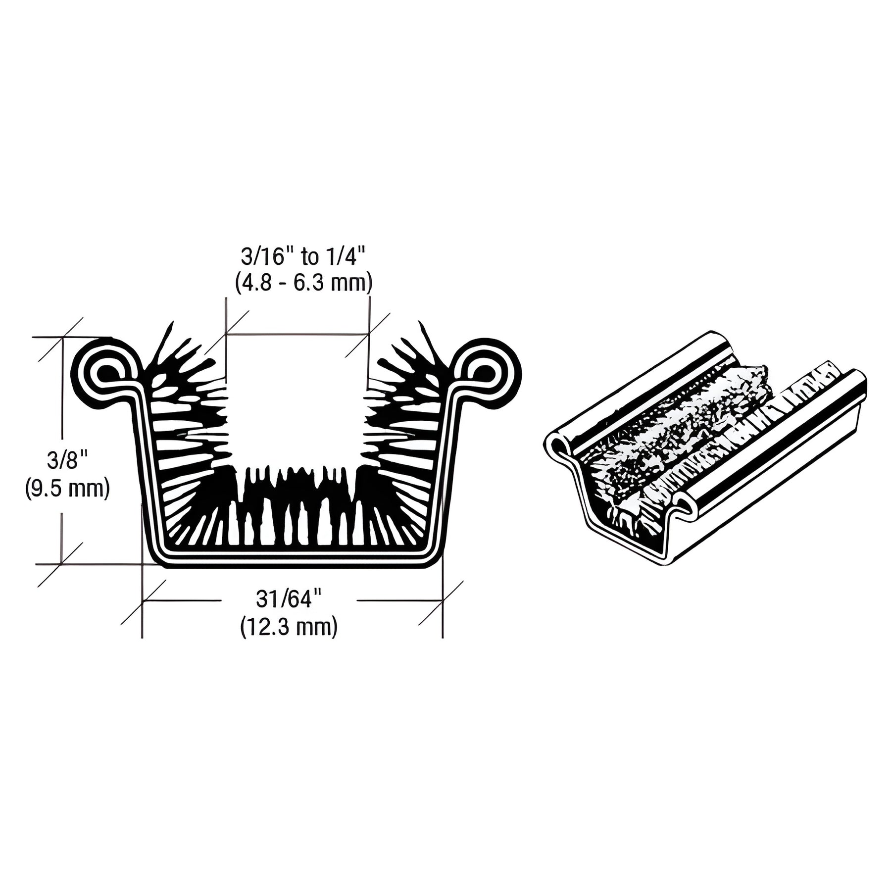 CRL Beaded Rigid Upper Division Bar for GM 1953-1963 - 96" Length