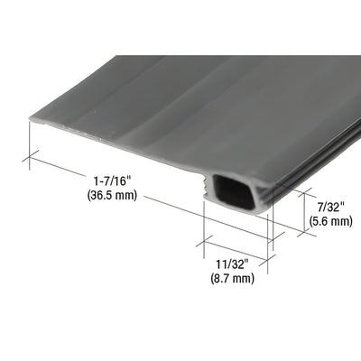 CRL Black 84" Vinyl 3/4" to 1-7/16" Adjustable Width Bug Strip