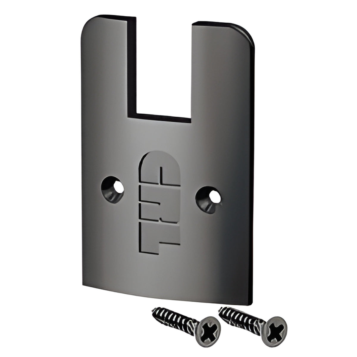 CRL Black Anodized Low Profile End Cap With Screws