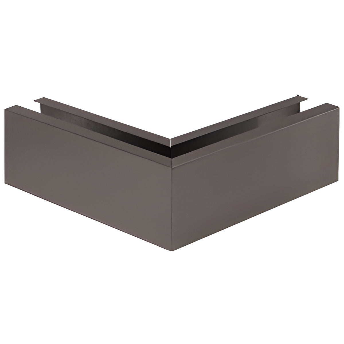 CRL Black Bronze 12" 90º Mitered Corner Cladding for B5L Series Low Profile Base Shoe