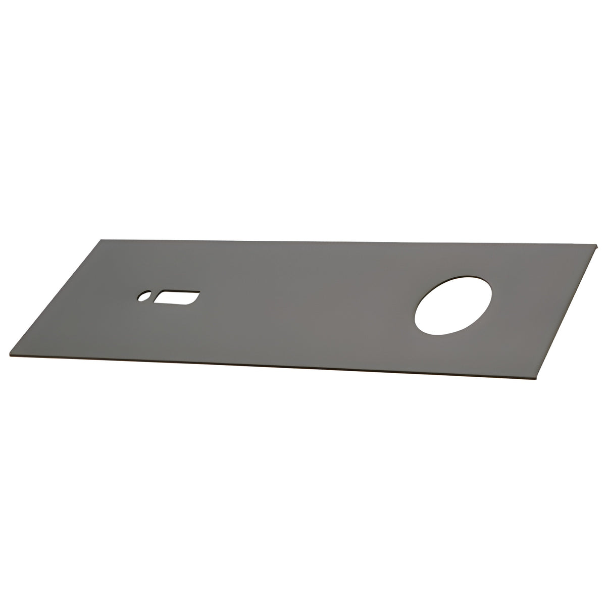CRL Black Bronze Anodized Cover Plate for 4-1/2" Header Used with Overhead Concealed Door Closers
