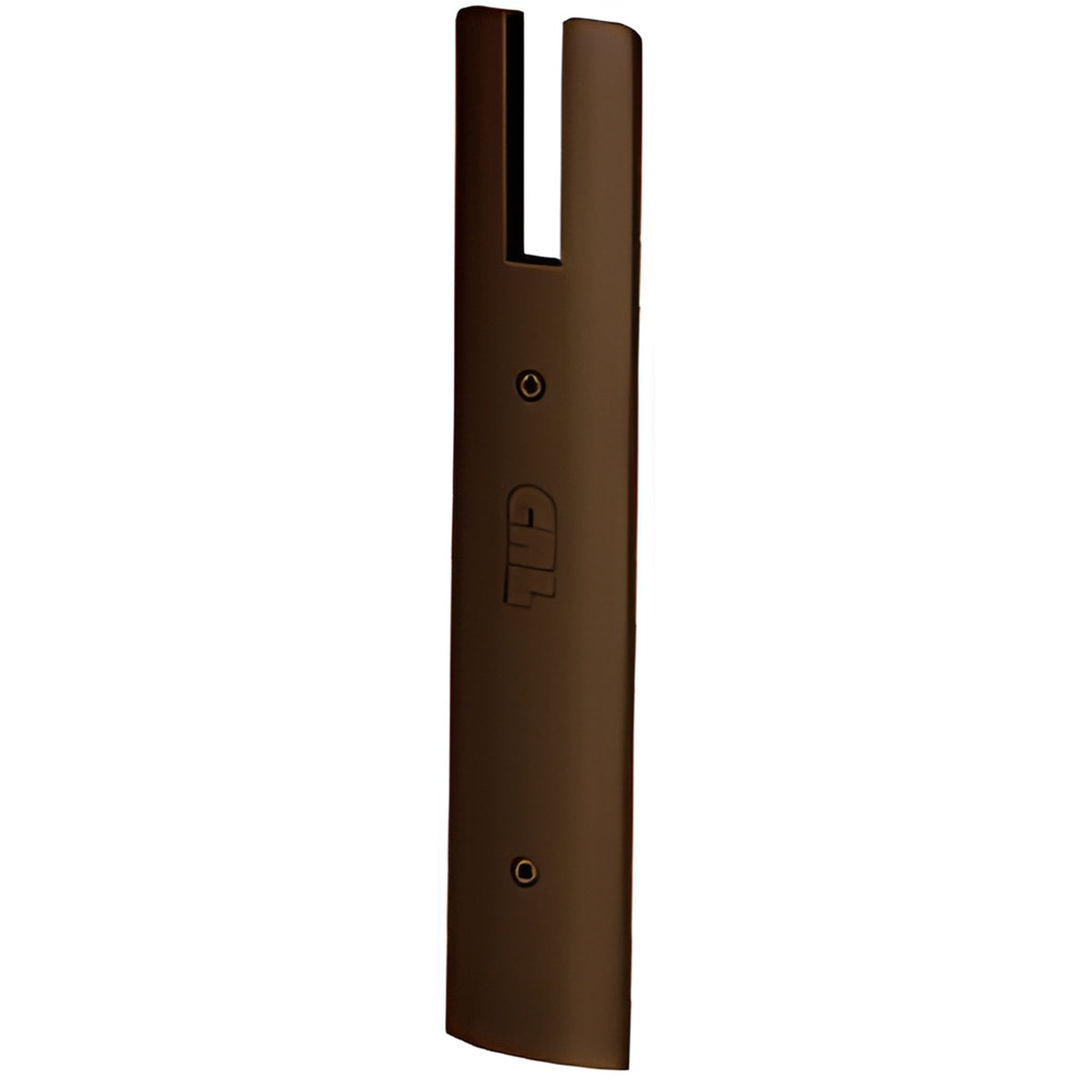 CRL Black Bronze Anodized End Cap for 10" Square 1/2" Glass Wedge-Lock® Door Rail