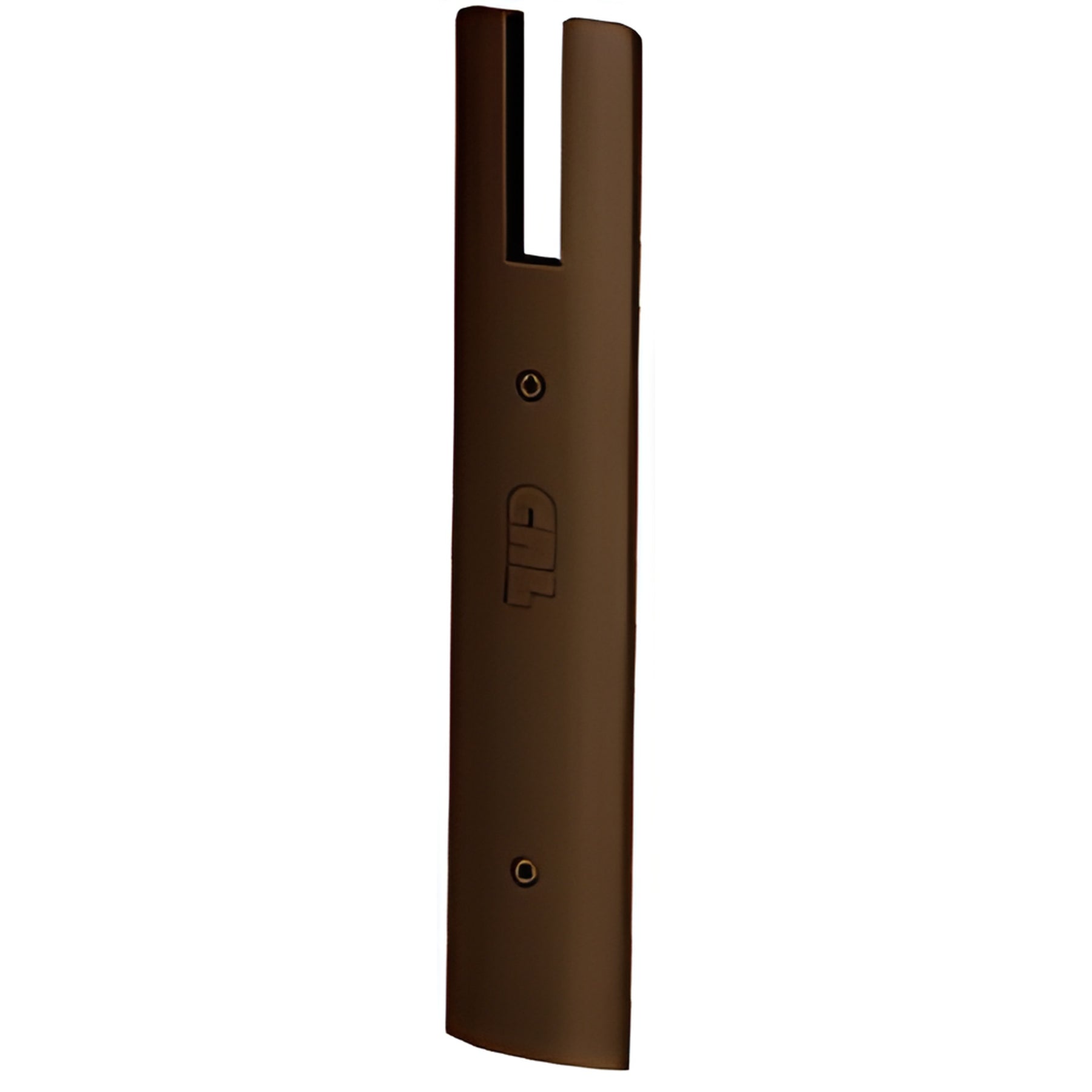 CRL Black Bronze Anodized End Cap for 10" Square 1/2" Glass Wedge-Lock® Door Rail