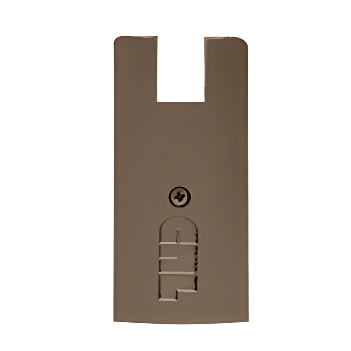 CRL Black Bronze Anodized End Cap for 4" Square Wedge-Lock® Door Rail