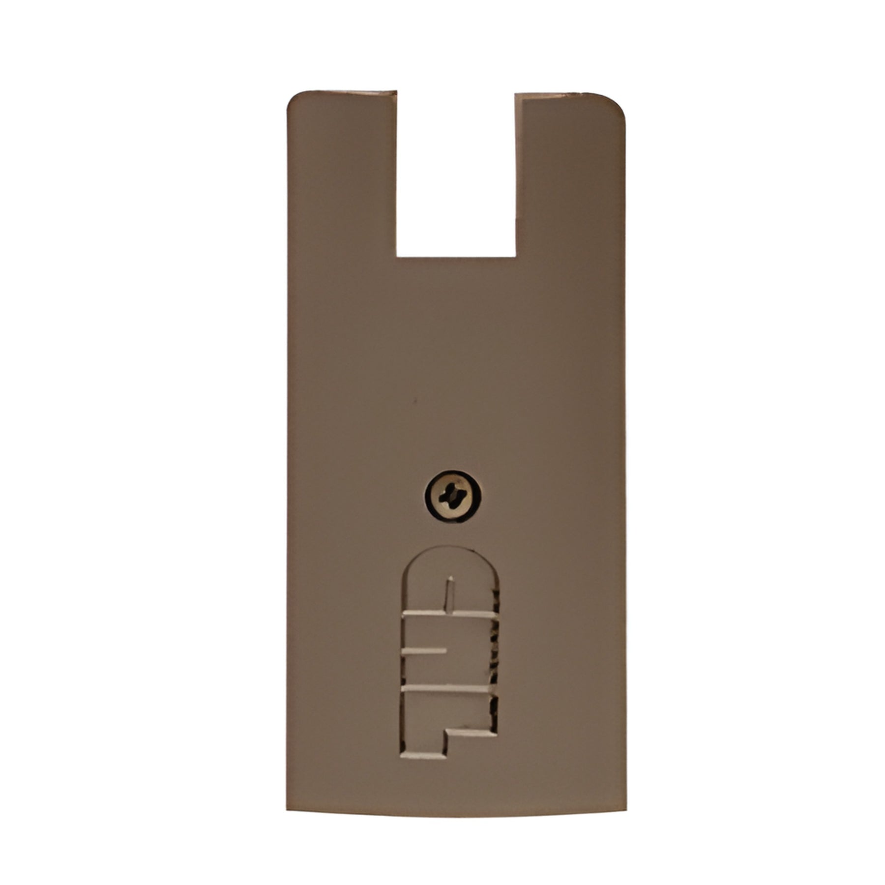 CRL Black Bronze Anodized End Cap for 4" Square Wedge-Lock® Door Rail