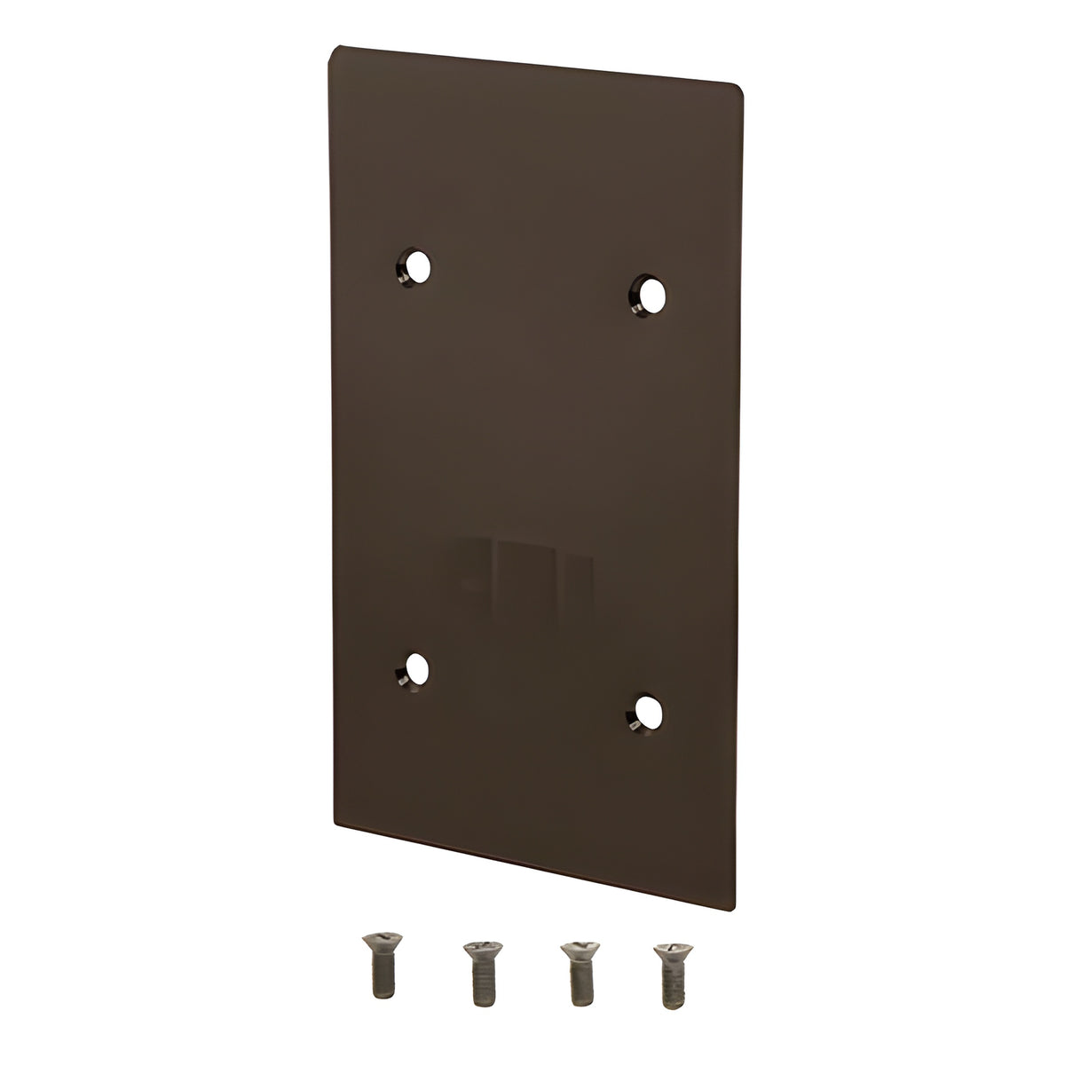CRL Black Bronze End Cap for 9BL56 Series Standard Square Base Shoe