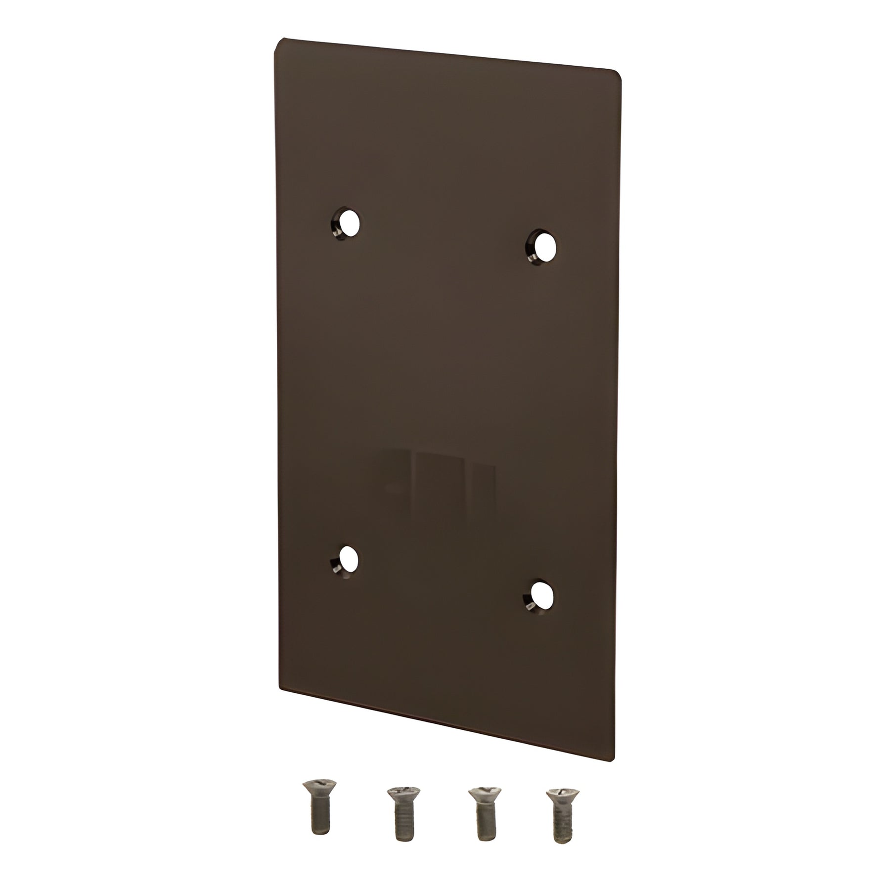 CRL Black Bronze End Cap for 9BL56 Series Standard Square Base Shoe