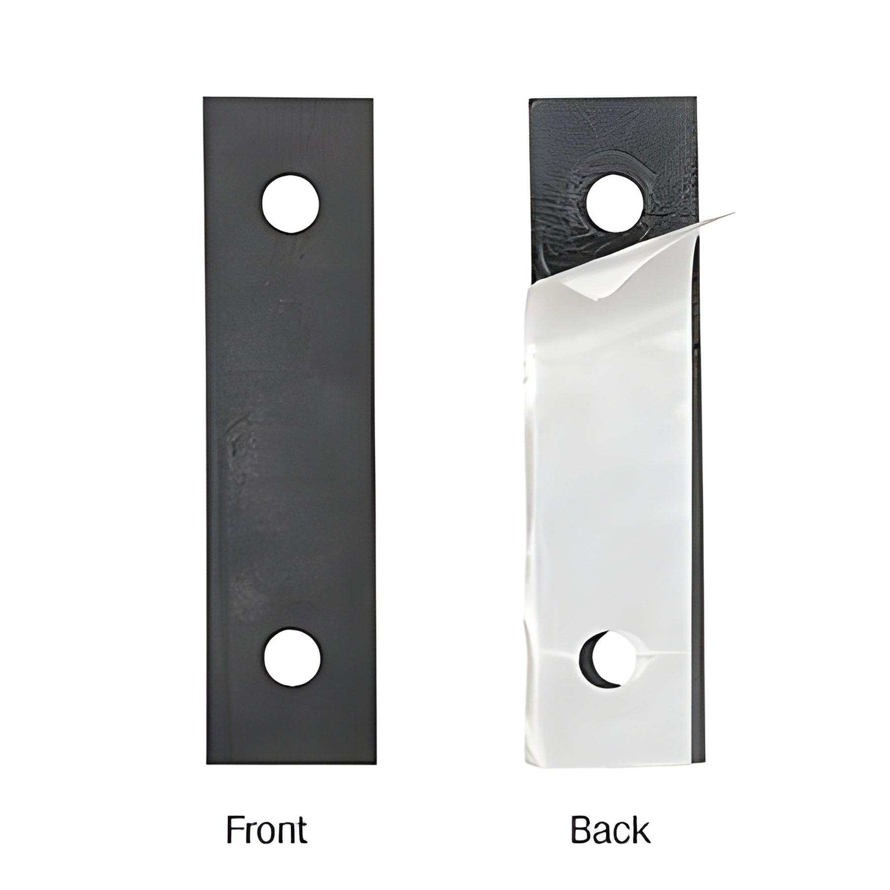 CRL Black Fascia Mount Moisture Barrier Gaskets - Set of Two