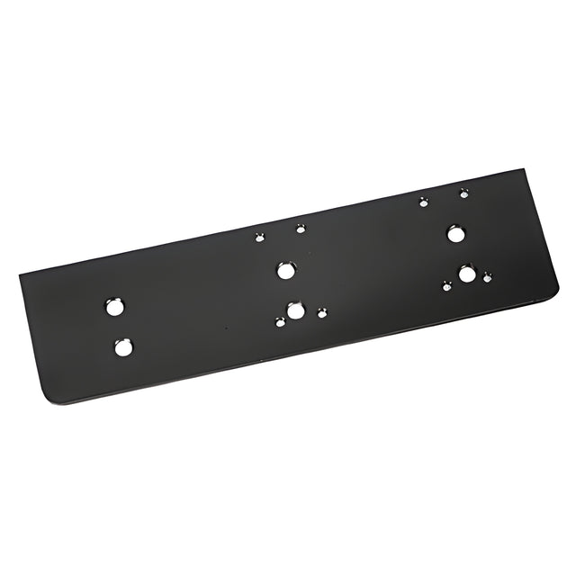 CRL Black PR90 Series Drop Plate Jamb Mount