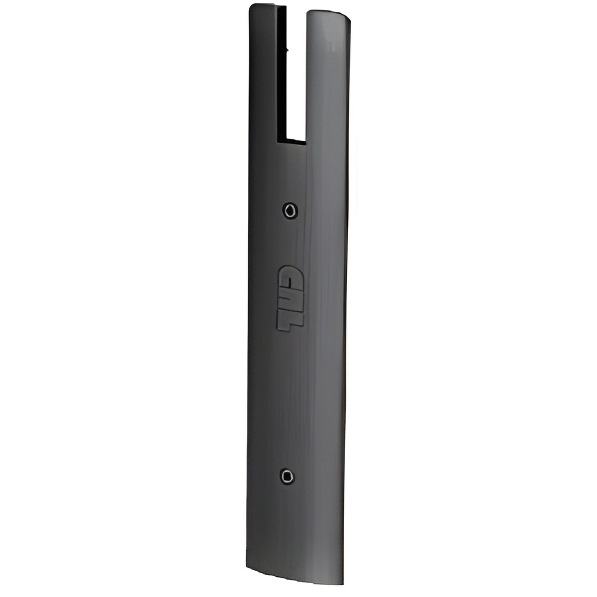 CRL Black Powder Coat End Cap for 10" Square 1/2" Glass Wedge-Lock® Door Rail