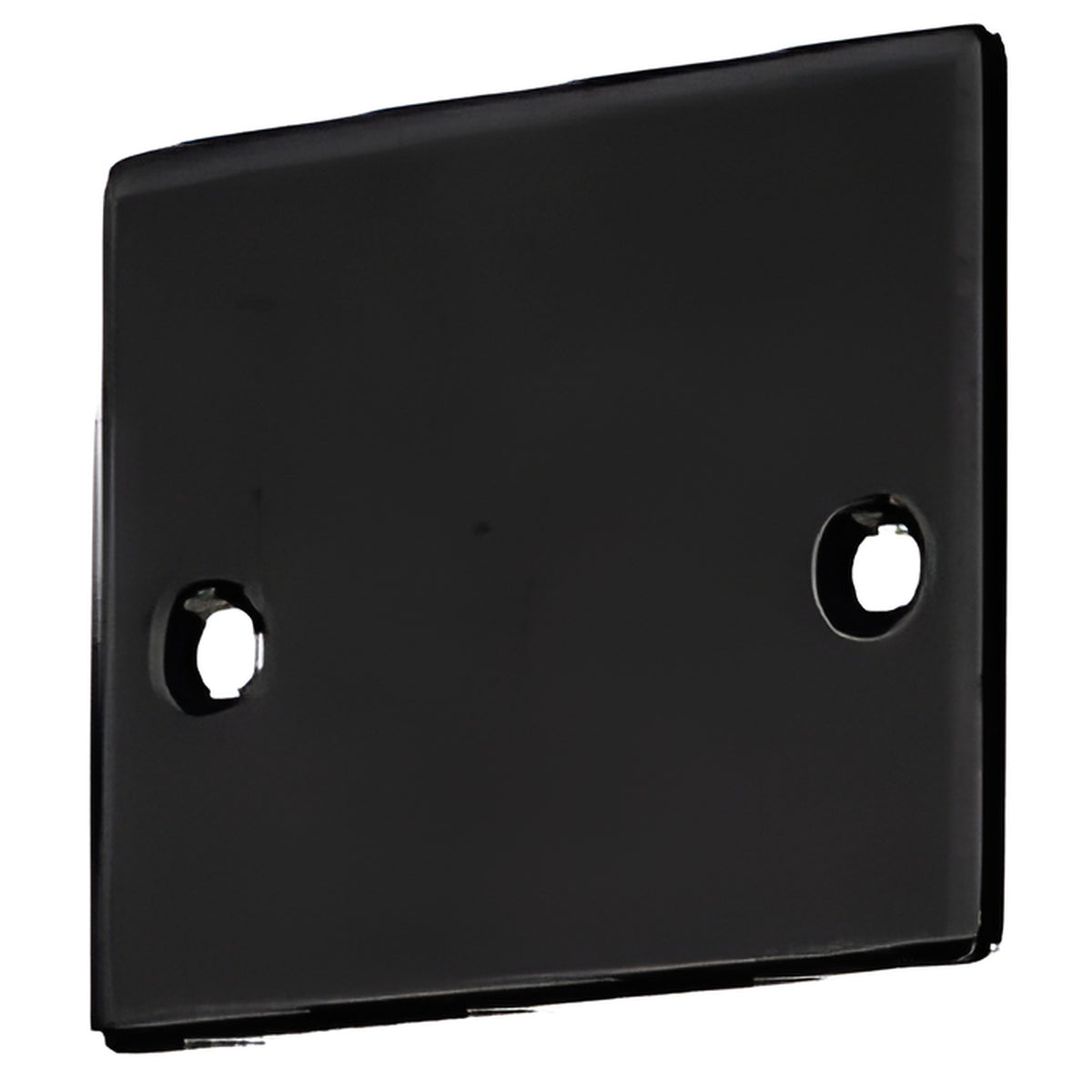 CRL Black Powder Coat End Cap with Screws for NH3 Series Wide U-Channel