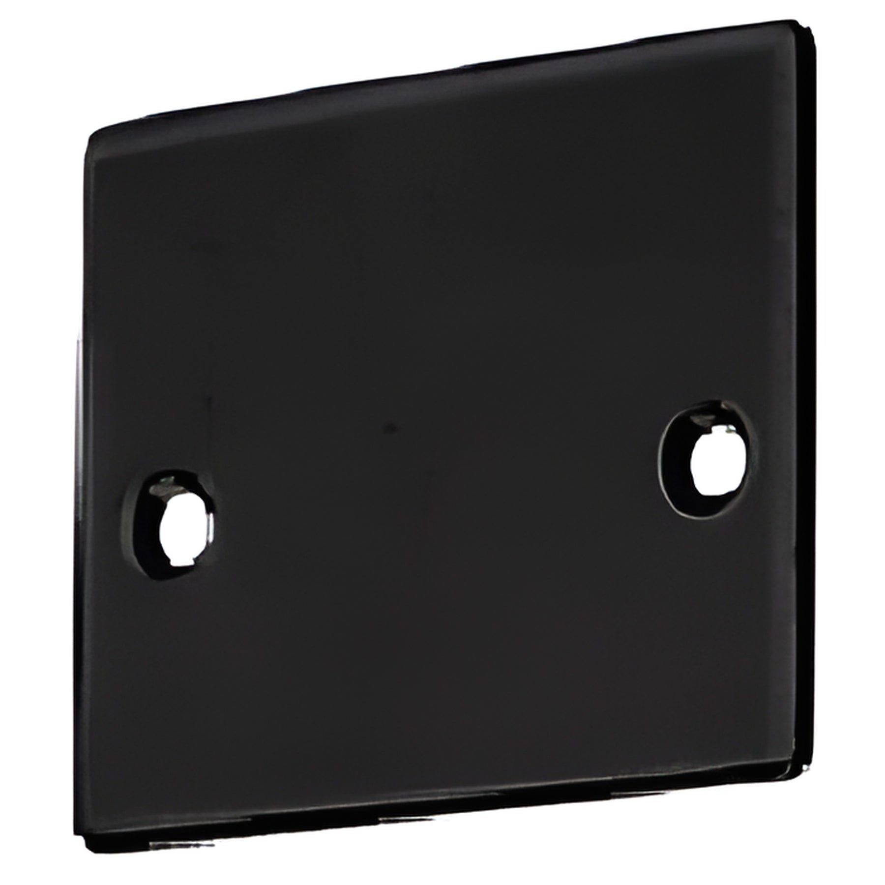 CRL Black Powder Coat End Cap with Screws for NH3 Series Wide U-Channel