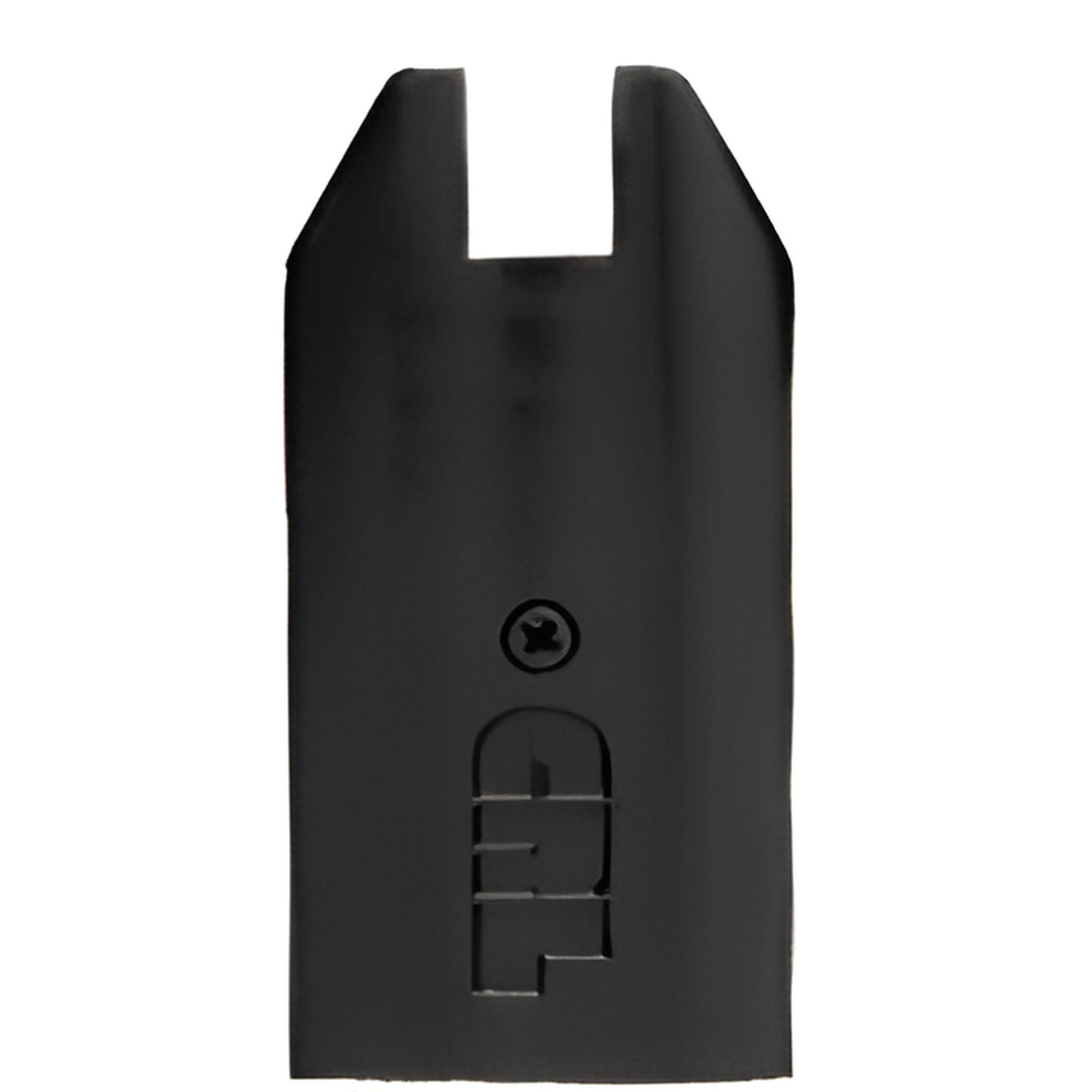 CRL Black Powder Coated End Cap for 4" Tapered 1/2" Glass Wedge-Lock® Door Rail