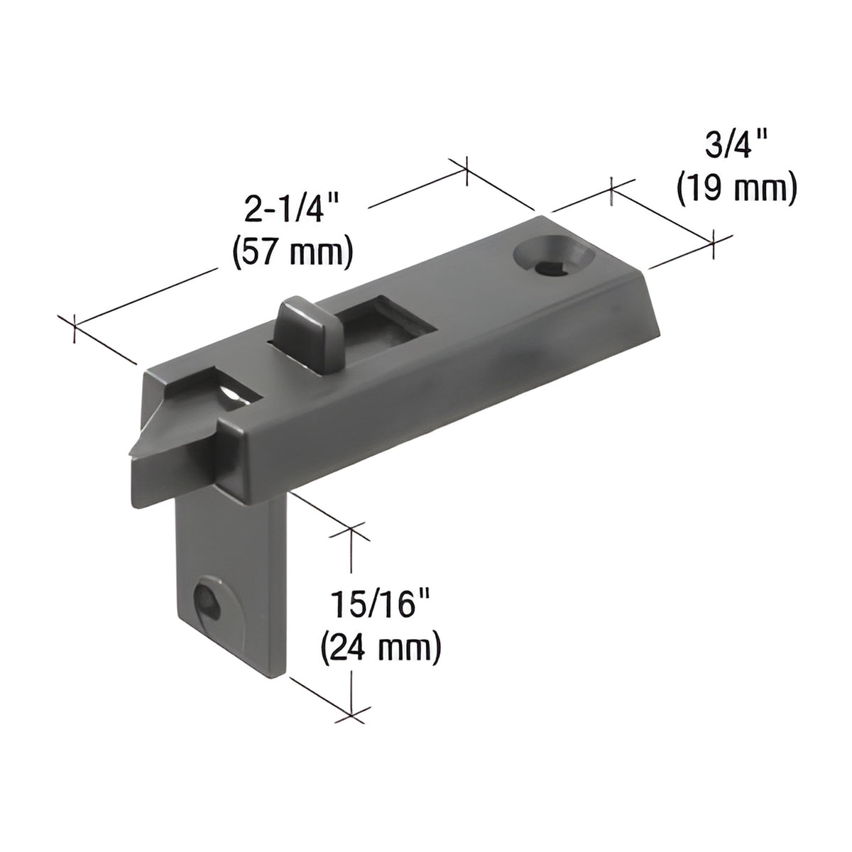 CRL Black Tilt Window Latch for Better Bilt Window